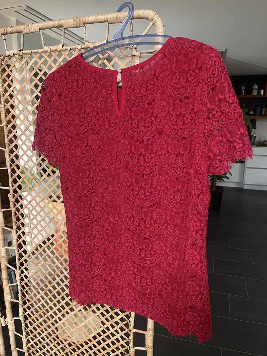 Camicette: Rote Bluse von JJB, Grösse 38 – Nuovo (secondo la descrizione) da Oberrieden venduto da Schnaepplijaeger_24 2