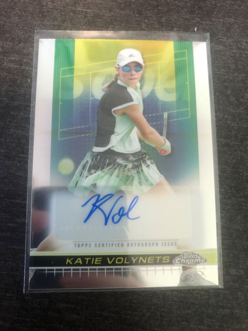 Topps Carte collezionabili: Topps Chrome Katie Volynets  Autogramm – Usato da Wangenried venduto da Garagara