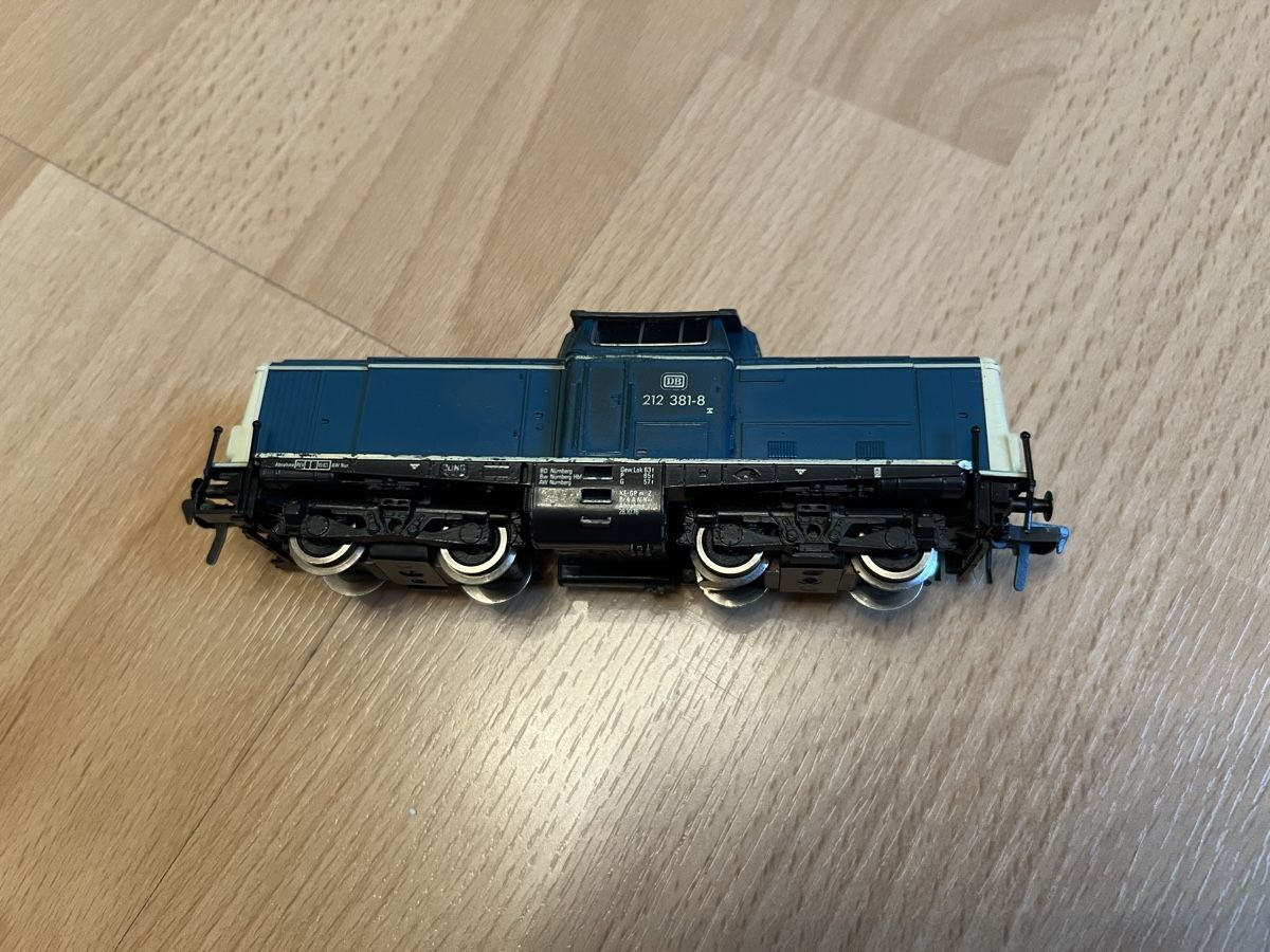 Fleischmann Modellini di ferrovie: Fleischmann Diesellok blau – Usato da Gisikon venduto da ram_78bx 5