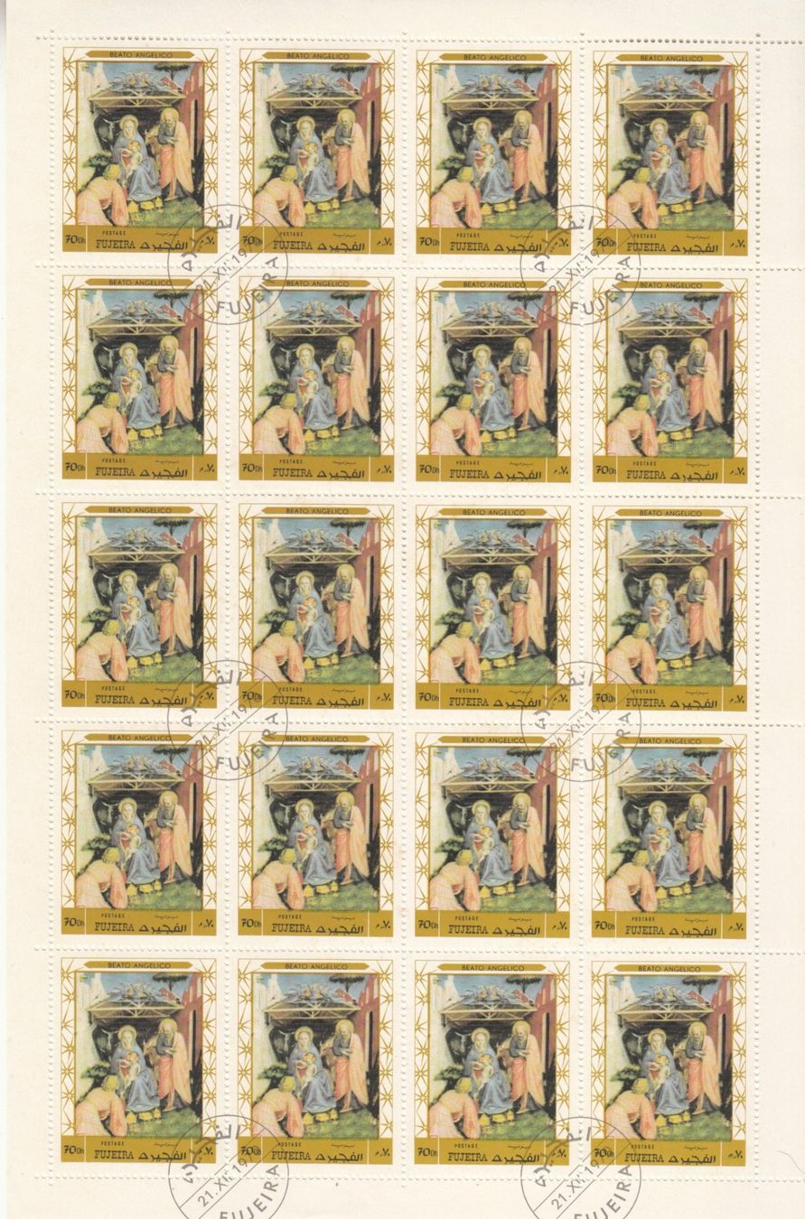 Tutti i francobolli: Fudschaira Bogenware 1970 – Usato da Bürglen TG venduto da StampGraf 5