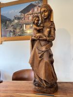 Maria mit Kind holz H ca 82 cm Madonna geschnitzt Grodnertal