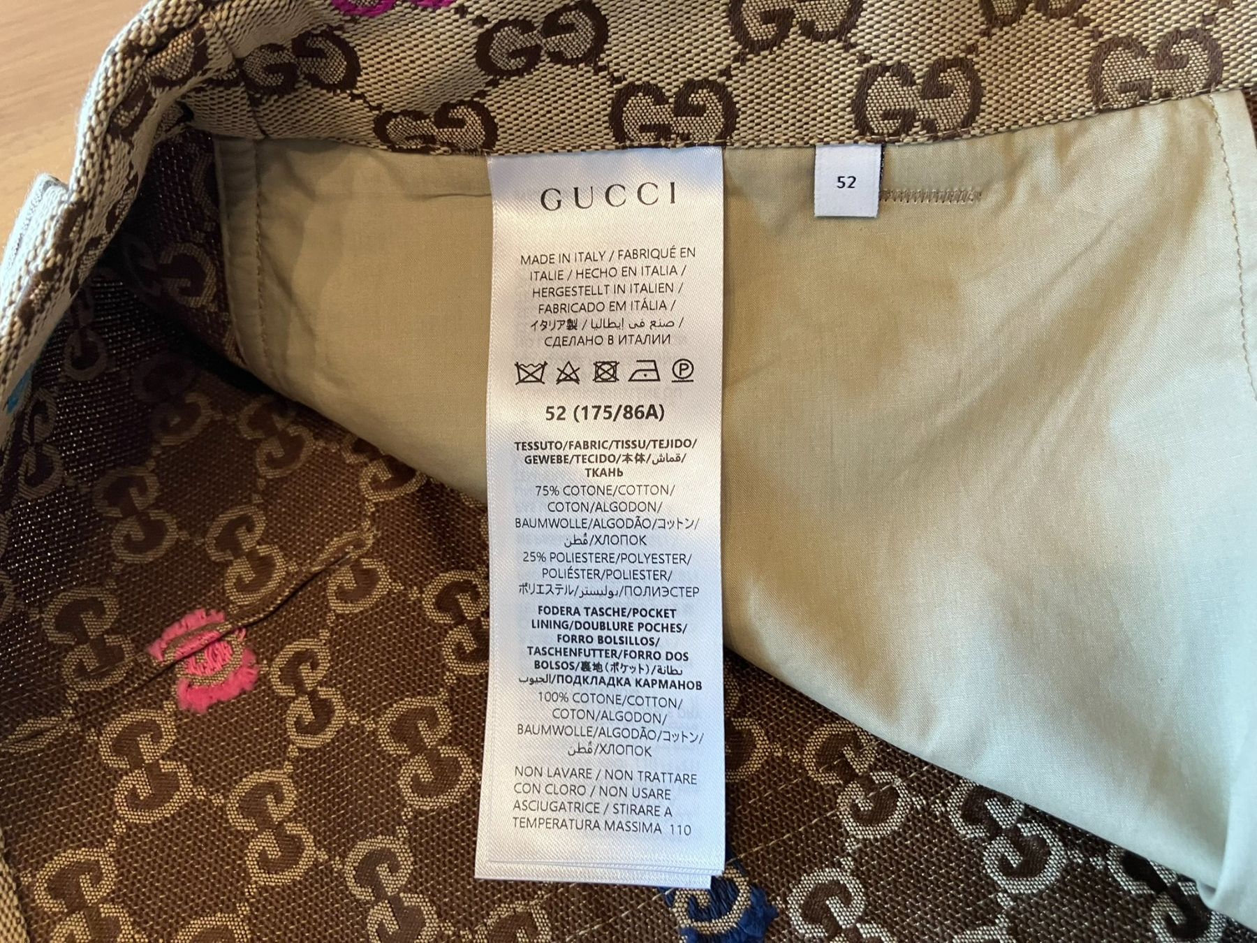 Pantalons: Gucci GG Canvas Shorts, beige, Gr. 52 – Neuf (Voir description) à Zäziwil par Bewy1 3