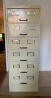 Aktenschrank Stahl 6 Schubladen hellbeige gebraucht