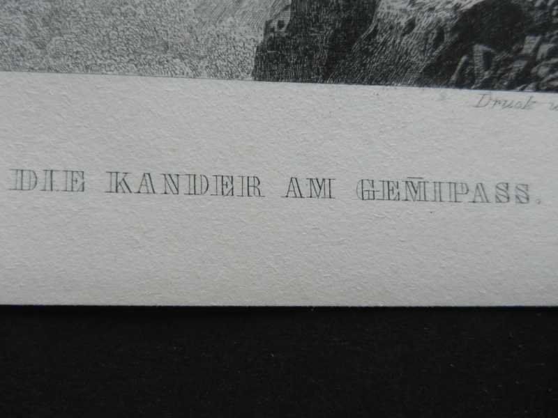Incisioni: Die Kander Gemmipass Leuk – Usato da Risch venduto da Rischli15 1