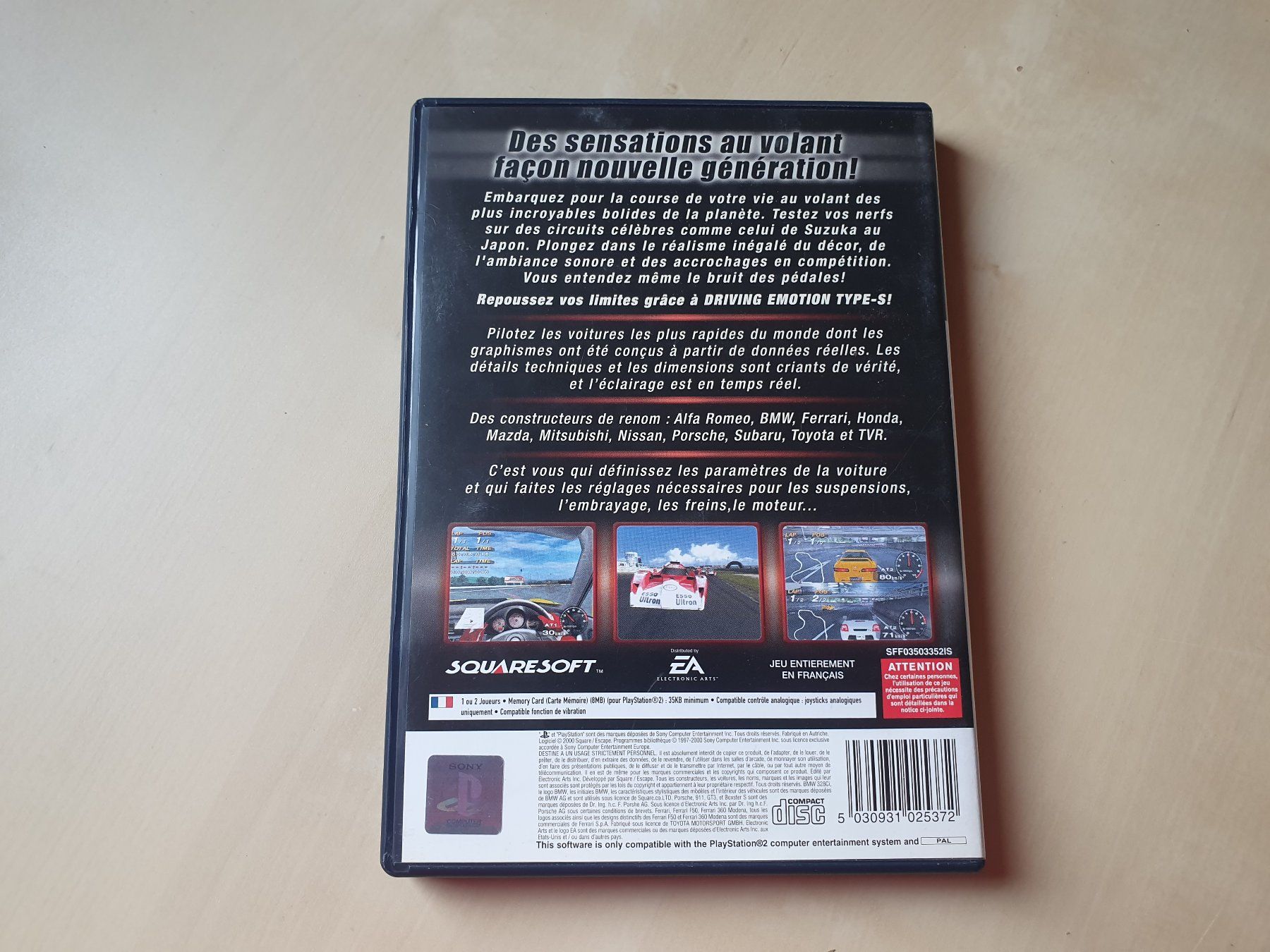 Sony Giochi: Driving Emotion Type-S – Usato da Stansstad venduto da collectorsshop 1