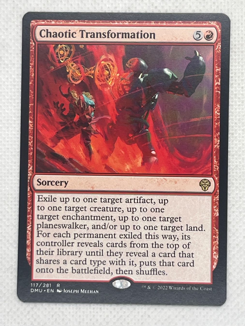 Magic The Gathering Carte collezionabili: MTG Chaotic Transformation DMU 117 Englisch Rare – Usato da Hinterkappelen venduto da Kim1992