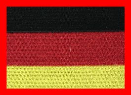 Deutschland Aufnäher Badge Aufbügler Hose Berlin Hamburg DE