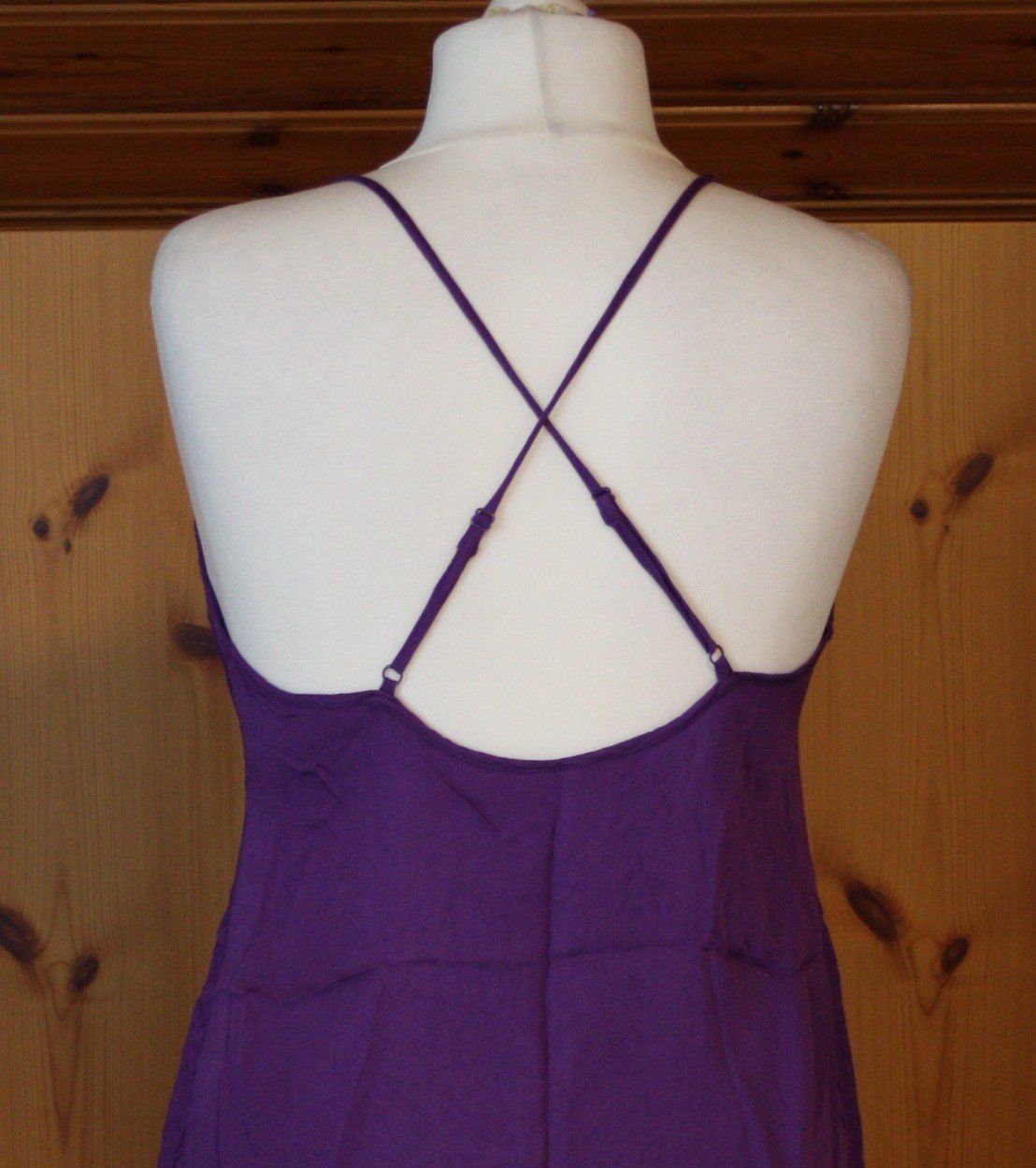 Vestiti: Sommer - Mini - Kleid violett Gr. L – Usato da Flüelen venduto da Diversicum-Textil 4