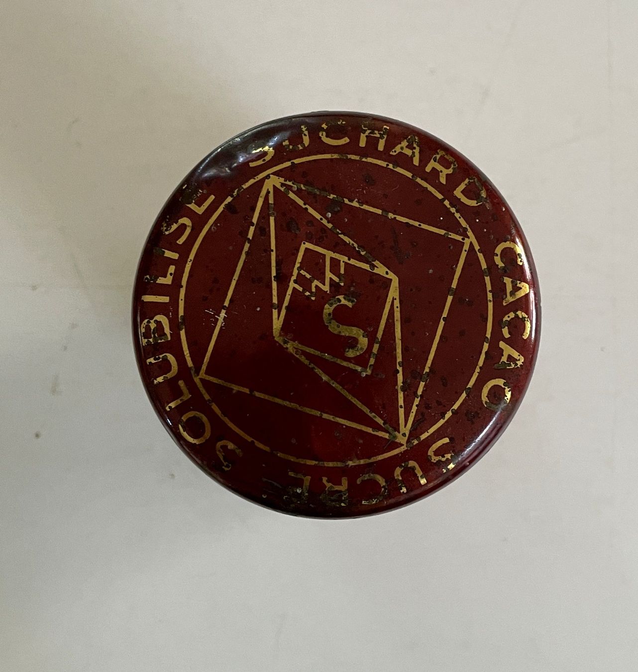 Suchard Barattoli: Suchard Cacao  - Alte Werbeblechdose / Ancienne boîte – Usato da Savagnier venduto da Ne2065 2