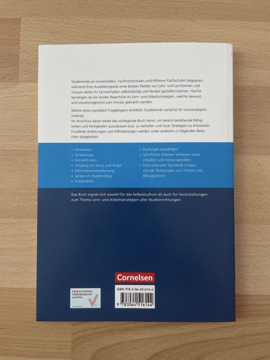 Livres: Lern- und Arbeitsstrategien – D'occasion à Neuenkirch par leana_gloggner 2