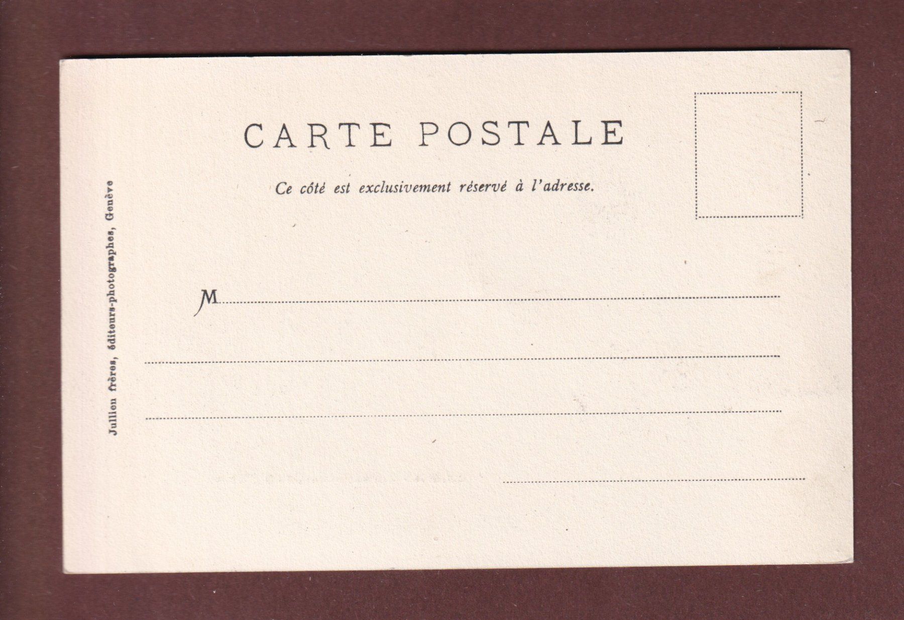 Ansichtskarten: GENEVE - Bords du Rhône – Gebraucht aus Pully von nicecards-shop 1