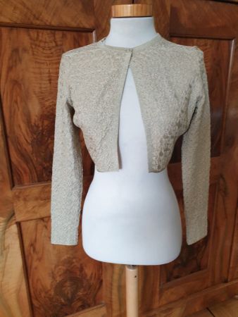 Alaia Bolero Jacke in Gold grösse 34