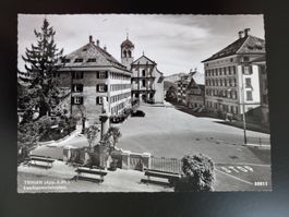 Trogen Landsgemeindeplatz gelaufen 1971