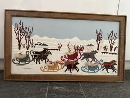 Stoffbild, Winter