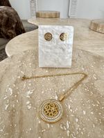 Edelstahl Set (Kette und Ohrringe)