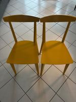 2 Stühle gelb - sehr guter Zustand