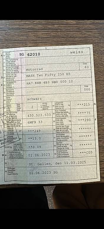Strada: Mash 250 wenig KM – Usato da Einsiedeln venduto da Marcstr87 4