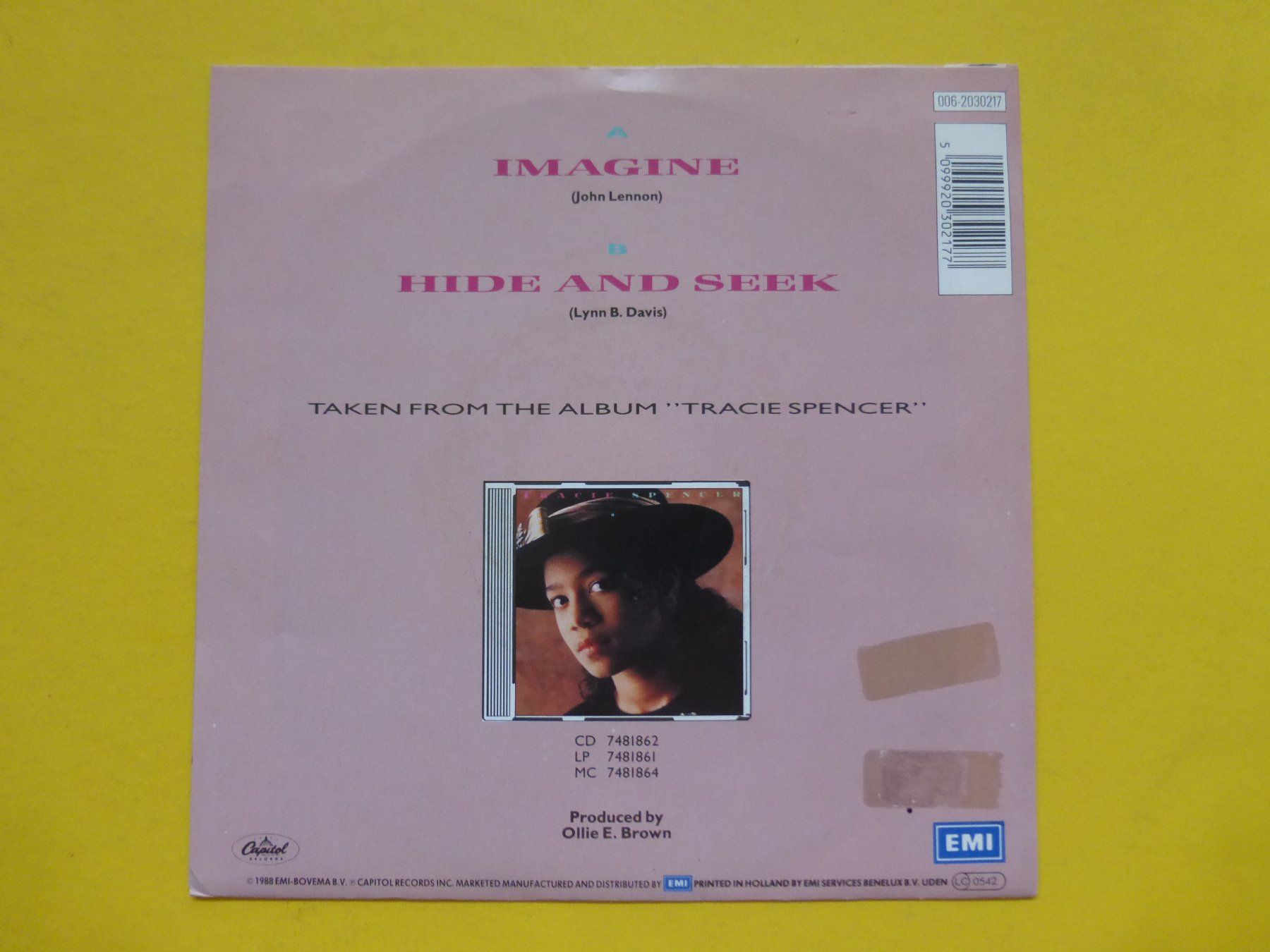 Vinyles: Tracie Spencer – Imagine – D'occasion à Zürich par Swiss57 1