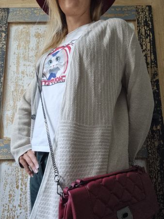 Strickmantel Lorena Antoniazzi 36 beige