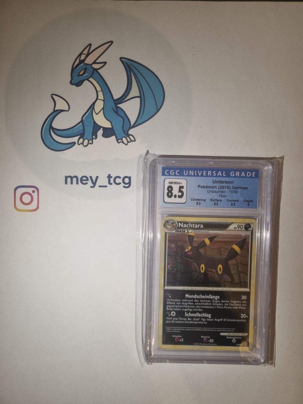 Pokémon Carte collezionabili: Nachtara CGC 8.5 – Nuovo (secondo la descrizione) da Holzhäusern ZG venduto da mey_tcg