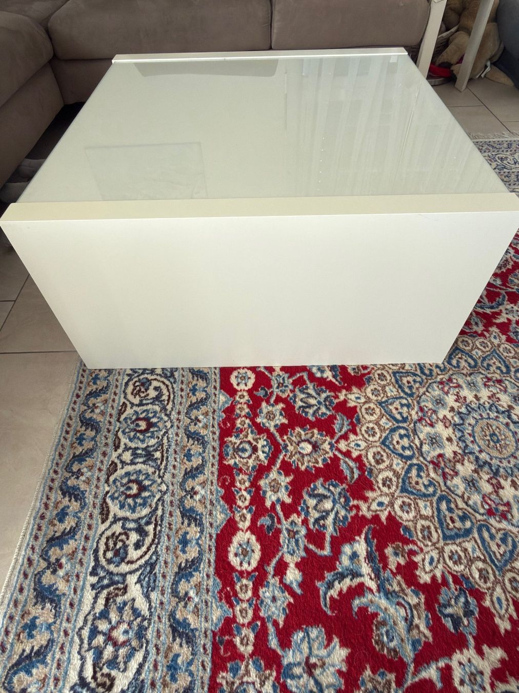 Tische: Salontisch mit Glasplatte – Gebraucht aus Biberist von Esoem 2