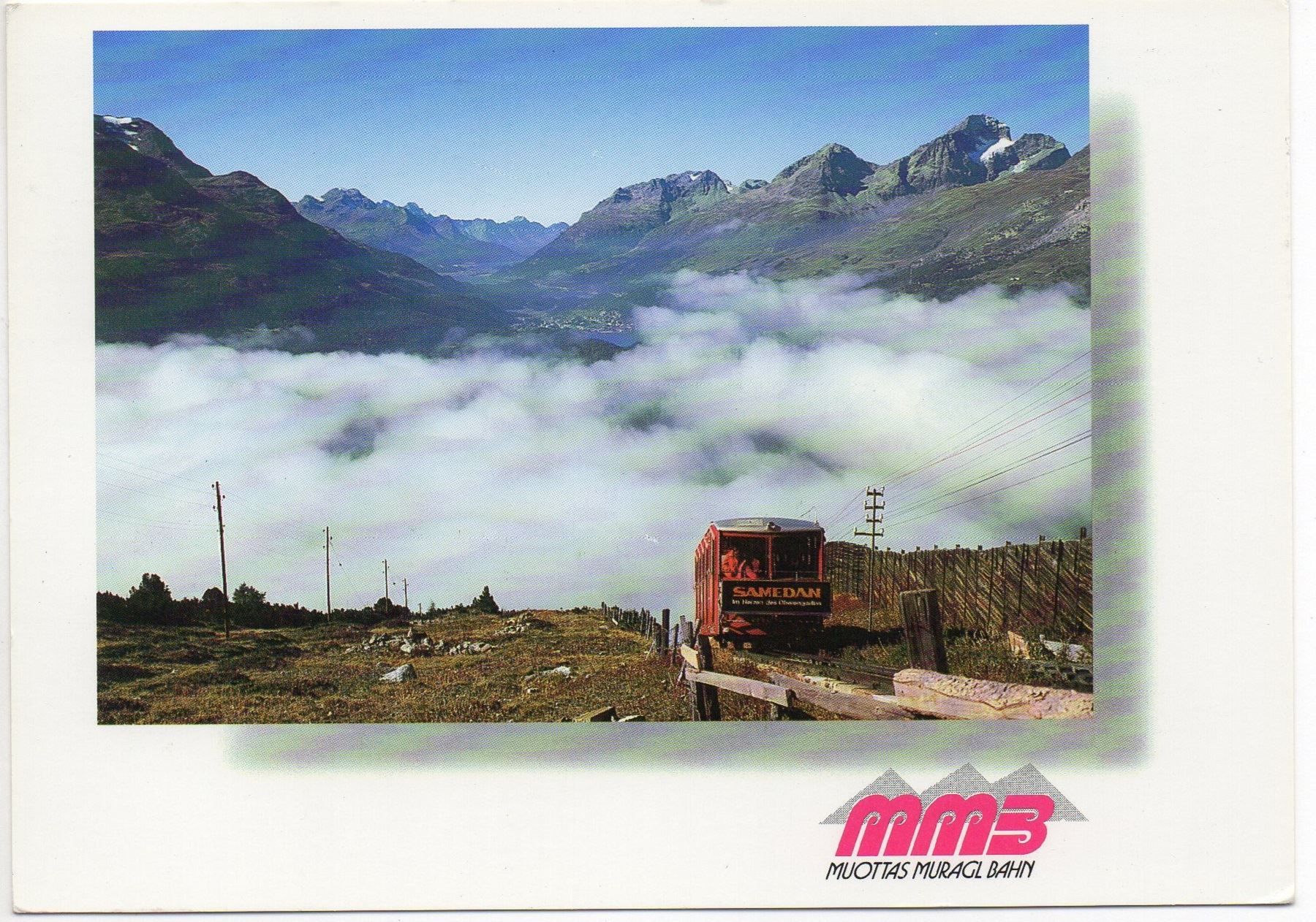 Cartes postales: MUOTTAS-MURAGL-BAHN – D'occasion à Jona par philajona