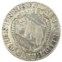 Halbtaler 1679 Bern HMZ 2-191a - bei Lohner unbeschrieben!