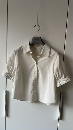 Zara Bluse, creme-weiss, Grösse XS