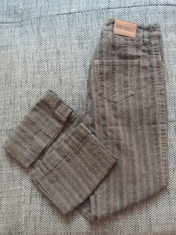 Kenzo Pantaloni: Pantalon KENZO, S-M, kaki – Usato da Carouge GE venduto da Emilynette 4