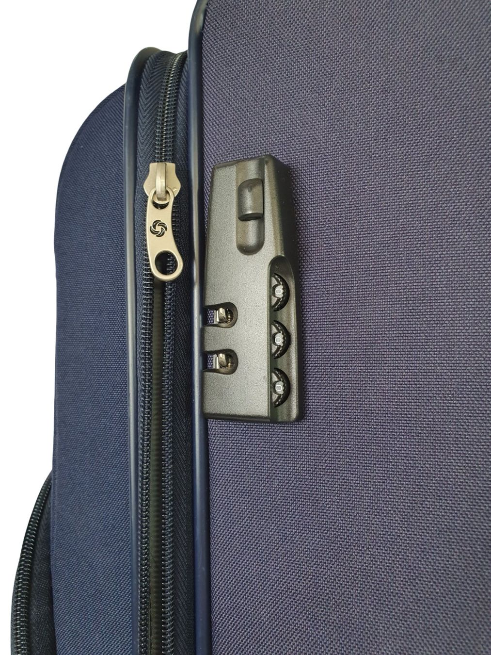 Samsonite Reisekoffer: SAMSONITE- Softschalenkoffer, gross, dunkelblau – Gebraucht aus Wangen b. Olten von Restwert_Wangen 6