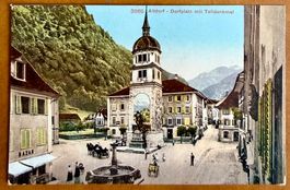 Altdorf - Dorfplatz - Animée. 1923