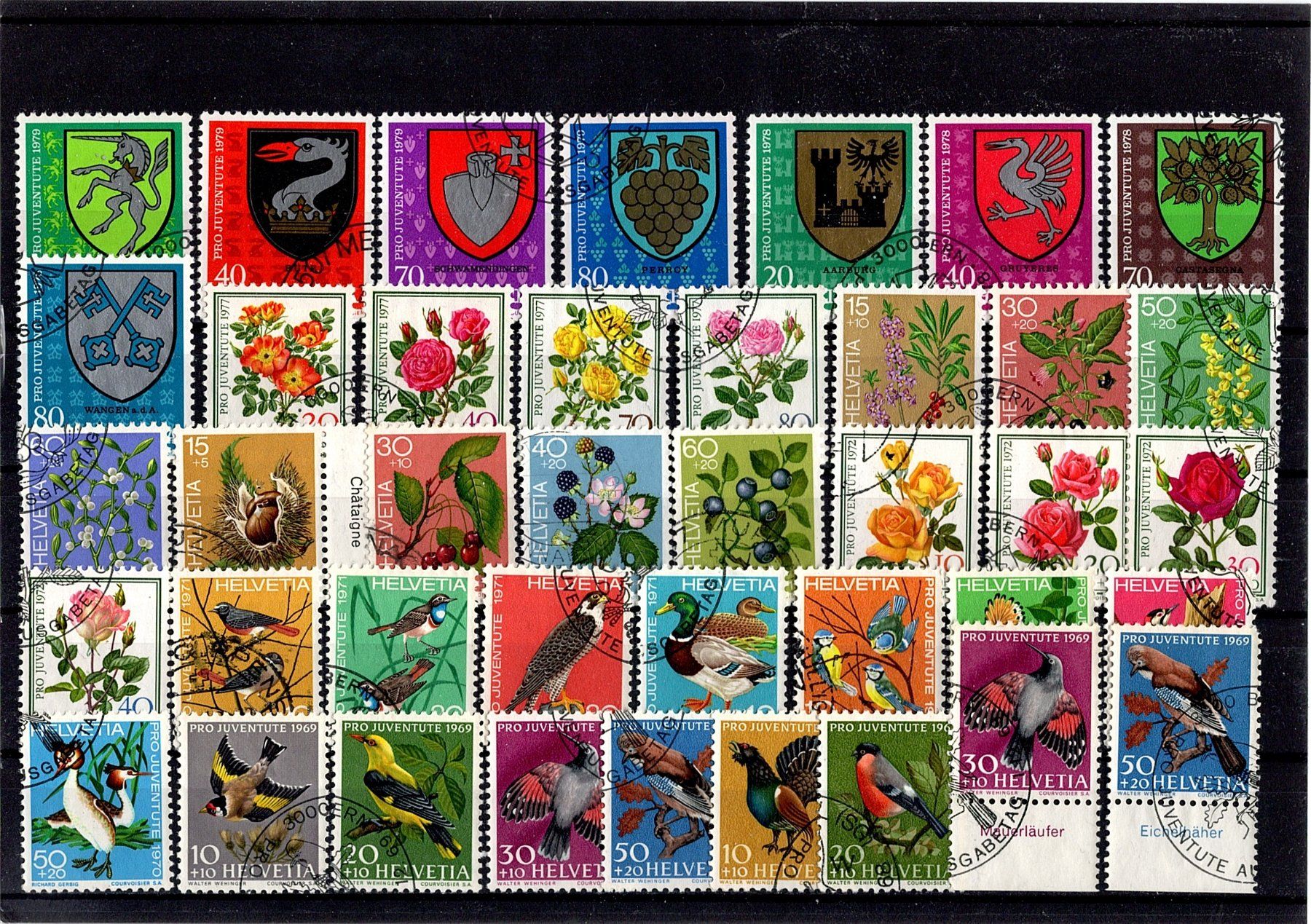 Alle Briefmarken: Pro Juventute (851) – Gebraucht aus Burgdorf von blinky01