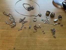 Silber Schmuck, 81.g, Nr 212
