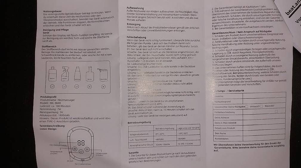 Appareils de massage: Fussmassage-Gerät (1 Paar) – D'occasion à Allmendingen b. BE par BeAnton 3
