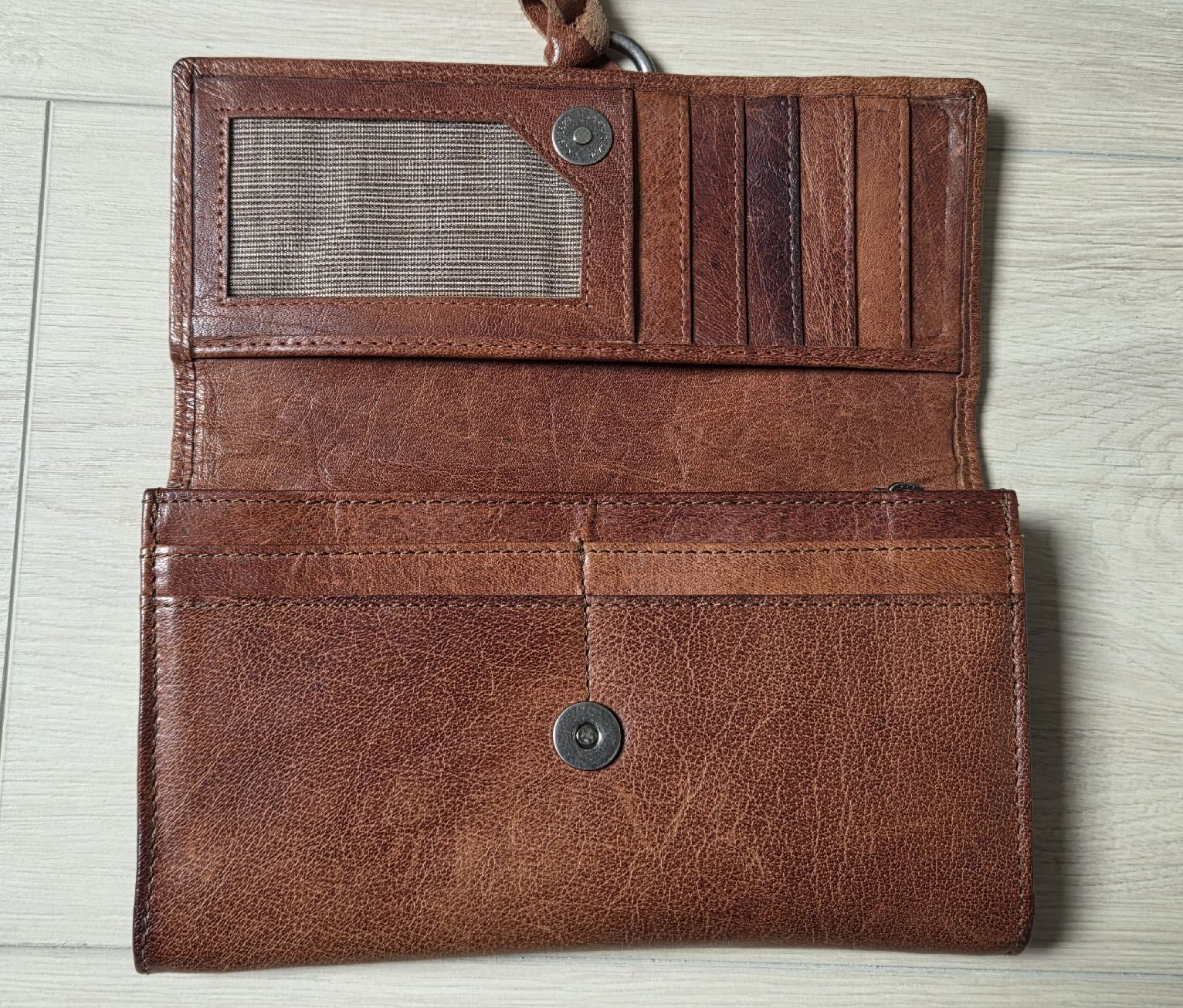 Brieftaschen: wunderschöne Geldbörse von Fortini, Echtleder – Gebraucht aus Grosshöchstetten von Dirue 2