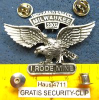 HD 2NÄGEL-PIN HARLEY-DAVIDSON MILWAUKEE 100Y "I RODE MINE"