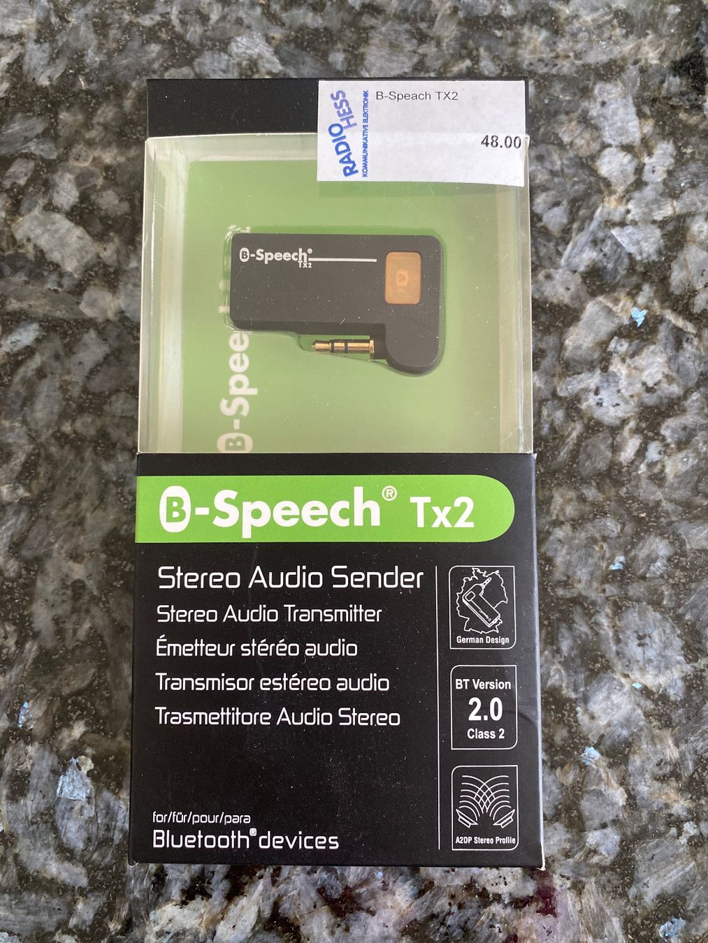 Laufwerke & Adapter: B-Speech Tx2 Stereo Audio Sender originalverpackt – Neu und originalverpackt aus Schlieren von neopreniii