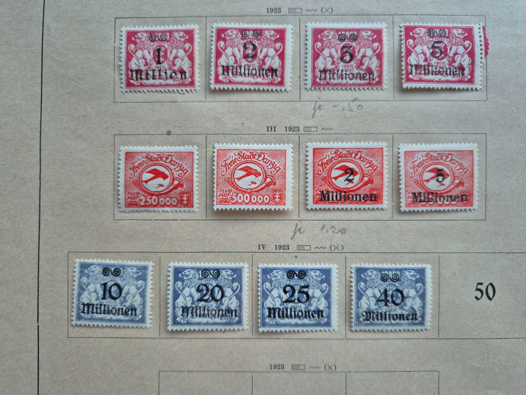 Tutti i francobolli: Briefmarken Freie Stadt Danzig  ungebraucht – Nuovo (secondo la descrizione) da Langendorf venduto da zvonu161 1