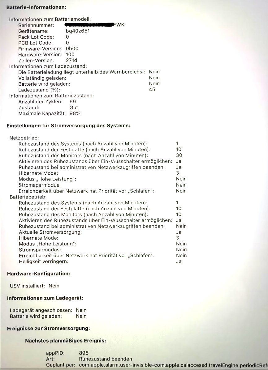 Apple Notebooks: Apple MacBook Pro M4 Max 64GB 1TB Retina 14" – Gebraucht aus St. Gallen von the_2vhr 5