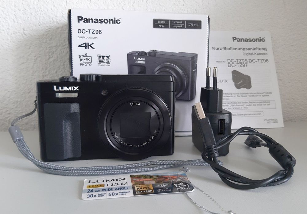 vhbw caricatore USB compatibile con Panasonic Lumix DMW
