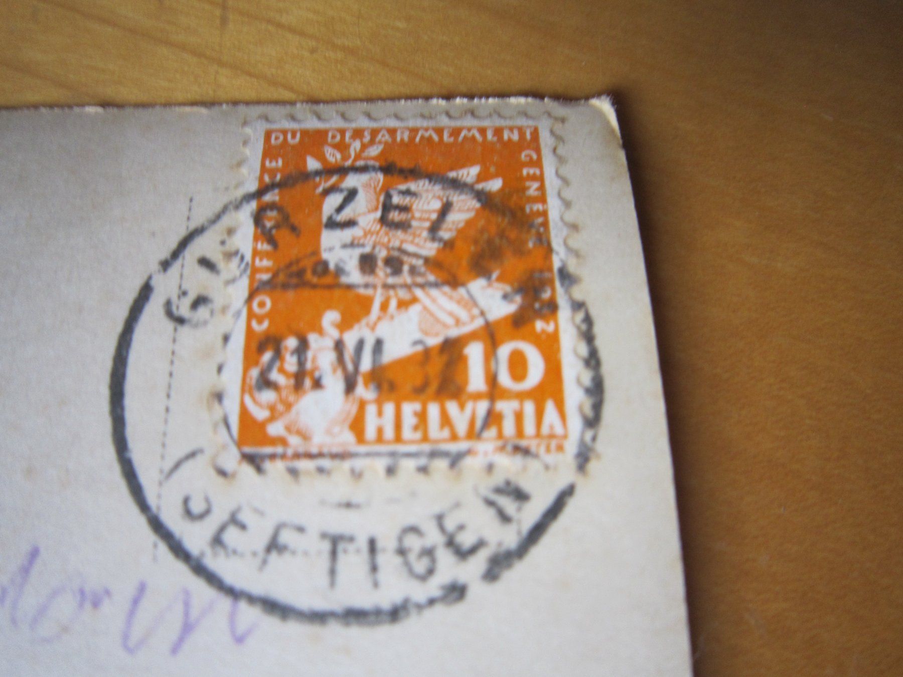 Cartoline postali: No 10 Antike Postkarte Kind Stempel Gurzelen – Usato da Gordola venduto da Polentaefung 3
