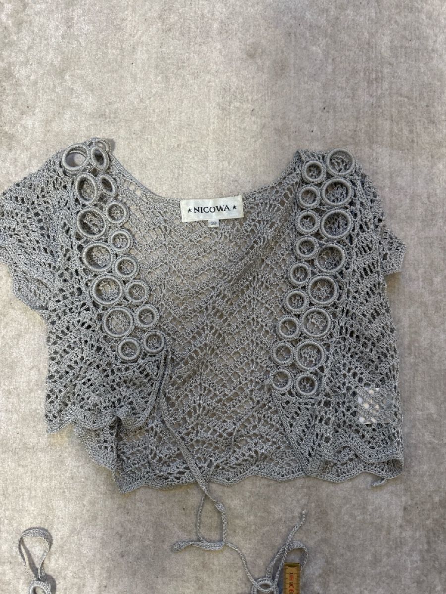 Vestiti: Silberkleid gehäkelt Grösse 36 – Usato da Zürich venduto da MCT1708 2