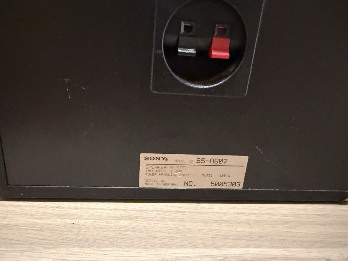 Sony Casse acustiche: SONY SS-A607 Bookshelf Speakers – Usato da Veyrier venduto da mus_d768 1