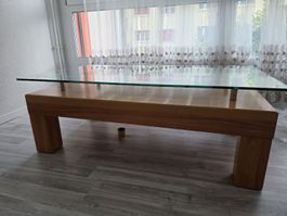 Grosser Glas Couchtisch, Top Zustand, Muss schnell weg!