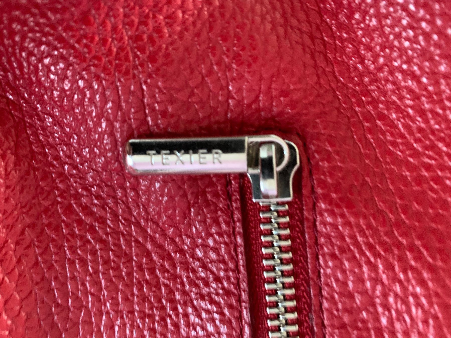 Taschen für Damen: Sac à main en cuir rouge Texier – Neu (gemäss Beschreibung) aus Colombier NE von Nikkon 6