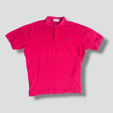 Burberry’s of London vintage red poloshirt retro herren L