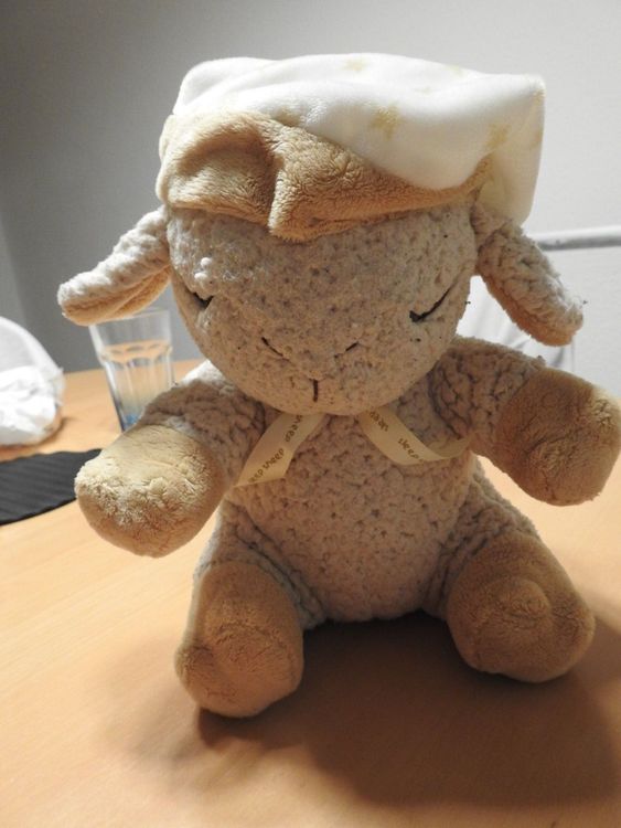 Baby Einschlafhilfe Mit Klopffunktion | Tierform Beruhigungskissen | Mit Fernbedienung & Musik | Waschbar