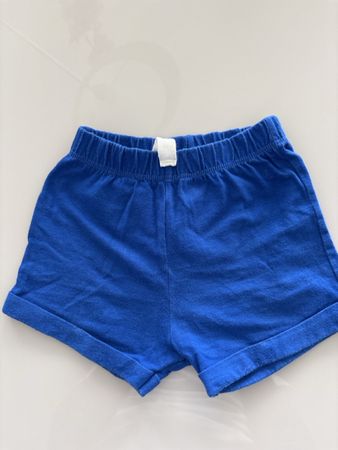 Shorts blue Petit Bateau cotton size 18 months good conditio