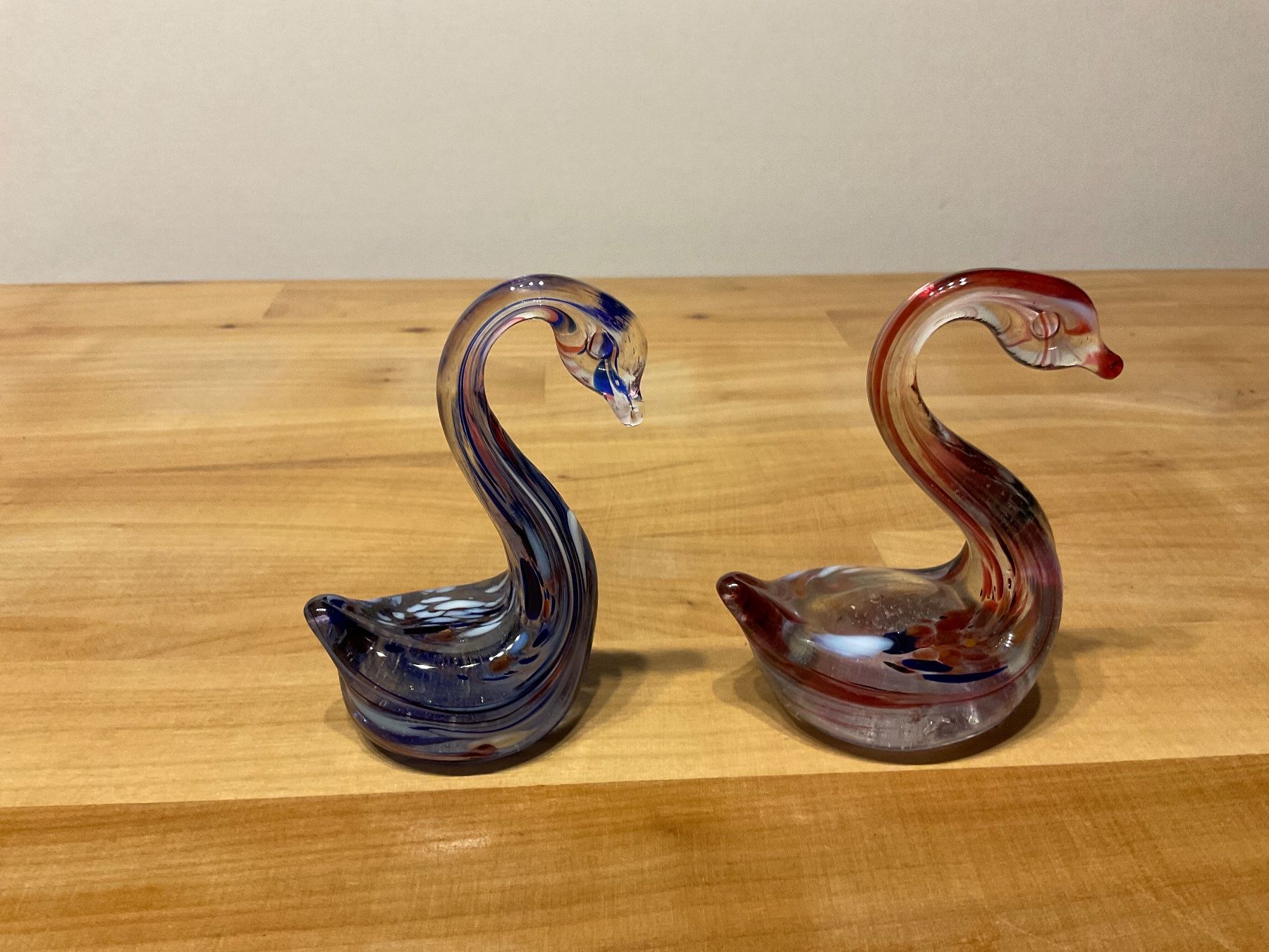 Statuette: 2 Glas Schwan / evtl. Murano – Usato da Rümlang venduto da baselsale1 2