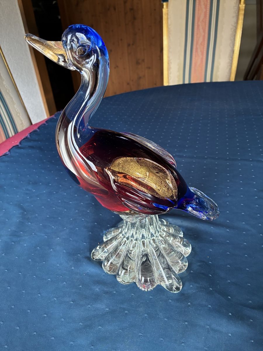 Murano Bicchieri: Murano - grosse Ente - Sammlerstück – Usato da Dornach venduto da Rosengarten 4